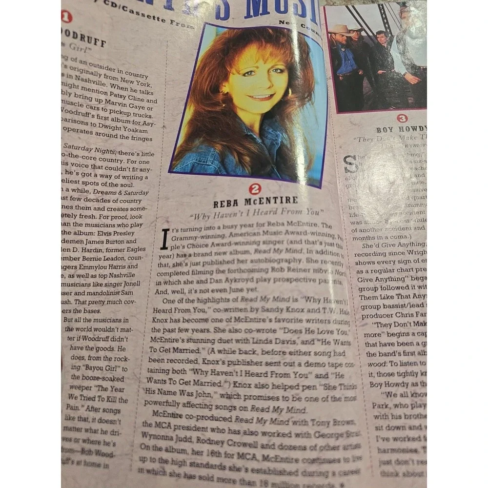 New Country Magazine May 1994 Pam Tillis Music Entertainment